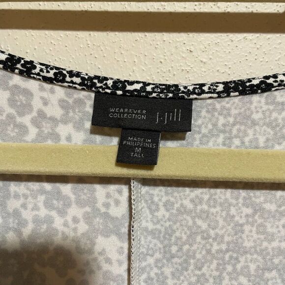 J Jill Wearever Collection M TALL Floral Patchwork Mixed Print Sleeveless Dress - Picture 4 of 13